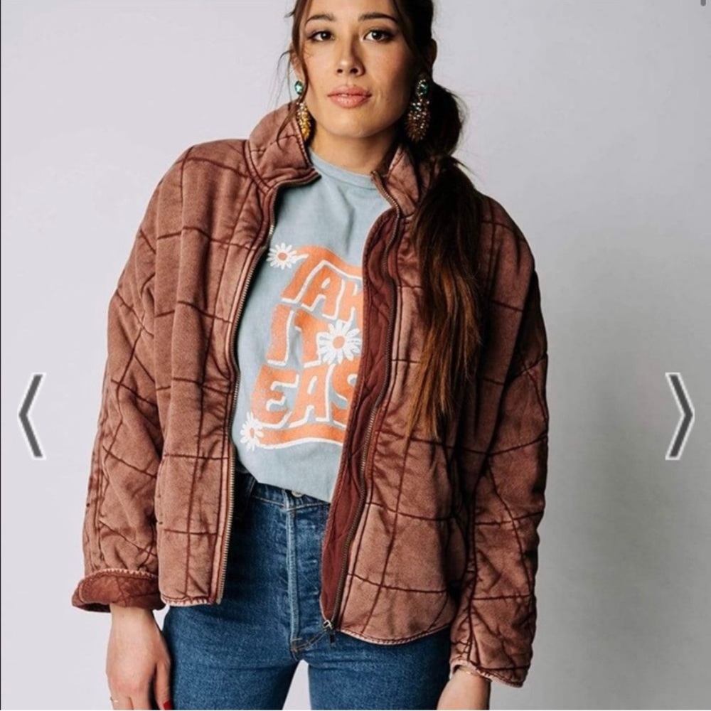 Free people Quilted Dolman Jacket